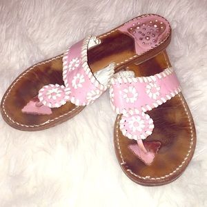 Pink jack Rogers sandals